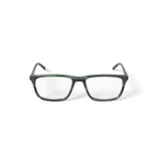 Men's MC005 Nate Square Prescription Eyeglasses with Case, Green Tortoise