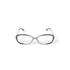 Women's SL1543 Rectangular Prescription Eyeglasses with Case, Crystal Purple