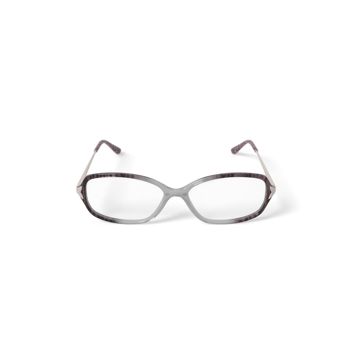 Women's SL1543 Rectangular Prescription Eyeglasses with Case, Crystal Purple