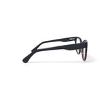 M America Women's Carroll Cat Eye Prescription Eyeglasses with Case, Black/Brown