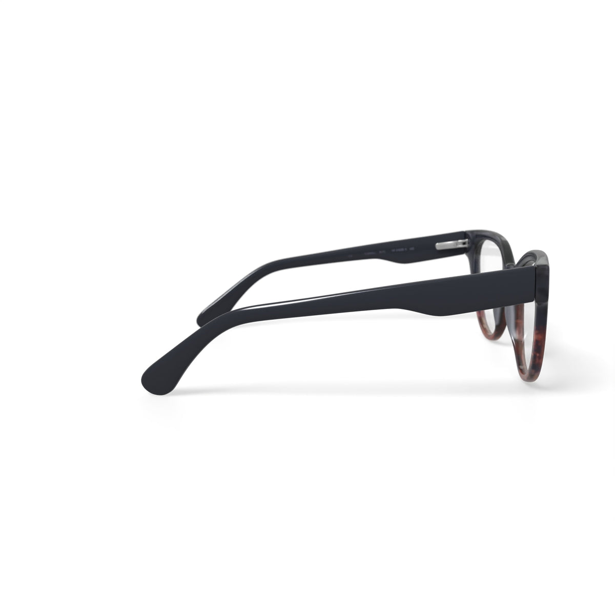 M America Women's Carroll Cat Eye Prescription Eyeglasses with Case, Black/Brown