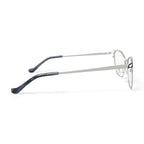 Women's WM200650-1 Oval Prescription Eyeglasses with Case, Navy