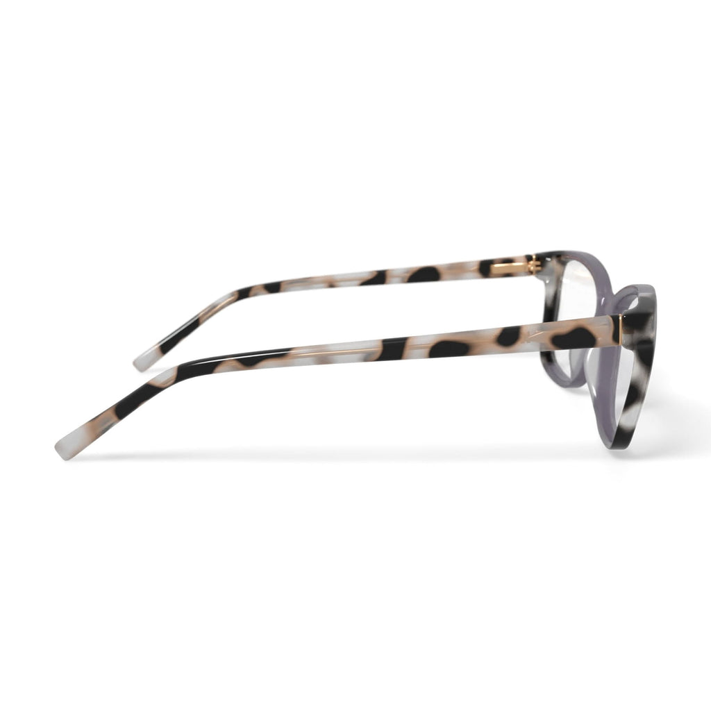 Women's DK5034 Prescription Eyeglasses with Case, Ivory Tortoise