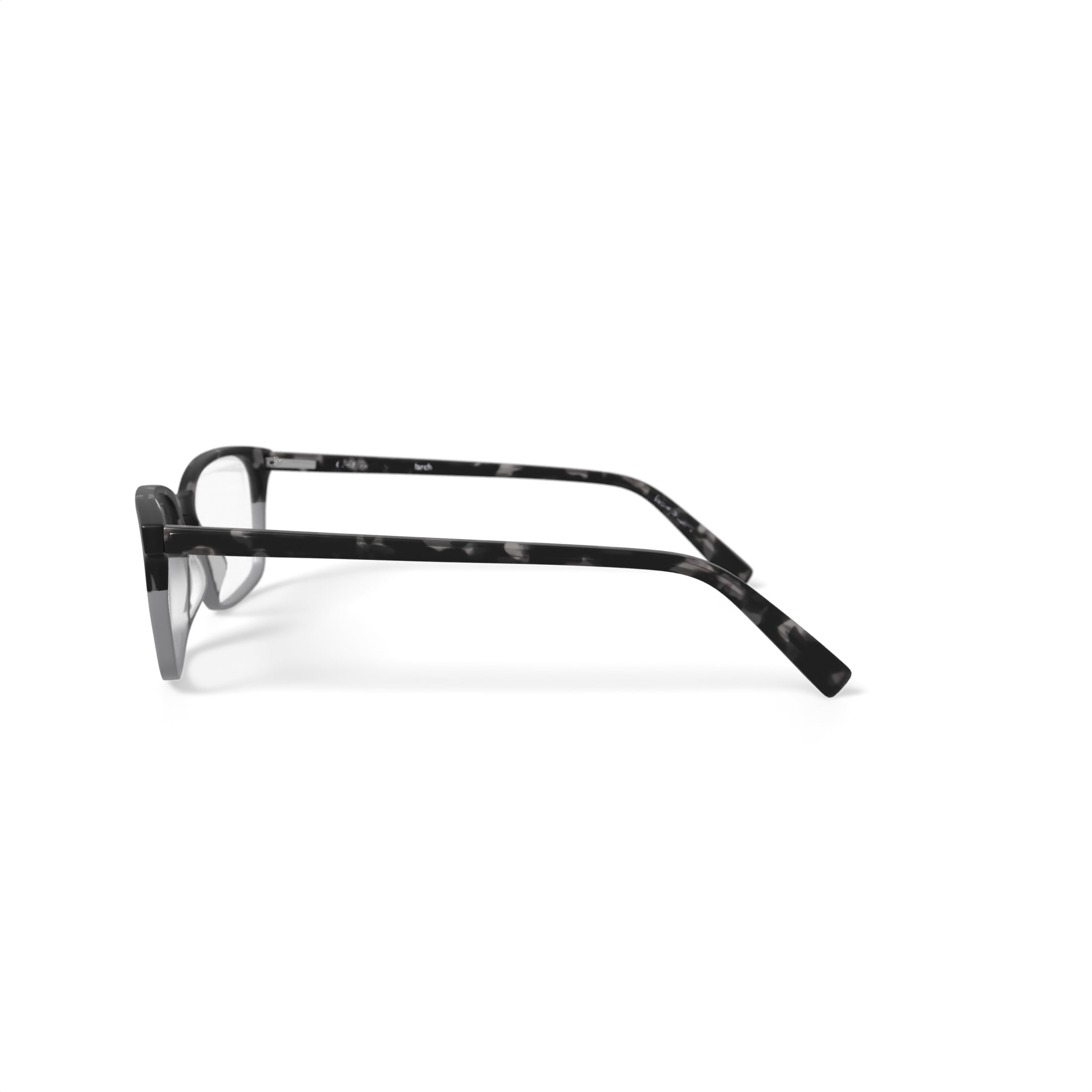 Men's BE120 Larch Square Prescription Eyeglasses with Case, Green Tortoise Gradient