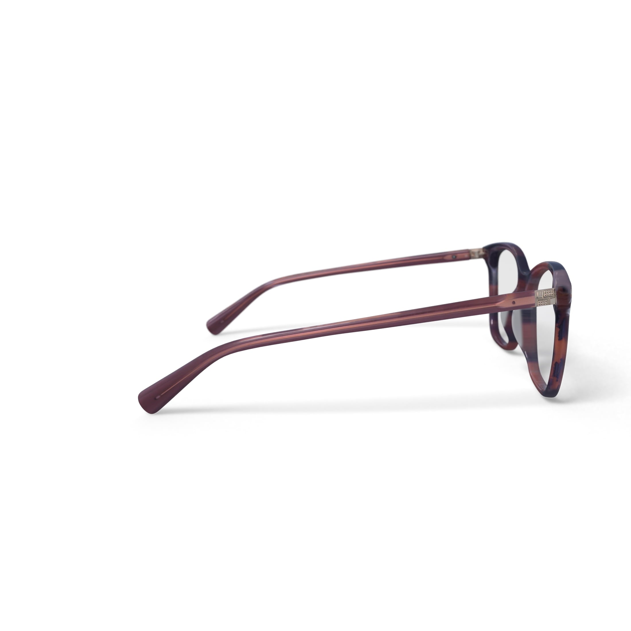 Women's Shelby Square Prescription Eyeglasses with Case, Brown Gradient