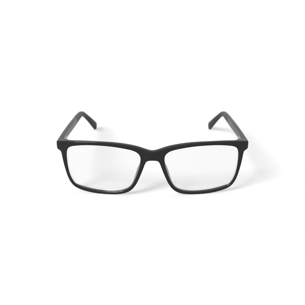 Timberland Men's TB1808-1 Square Prescription Eyeglasses with Case, Black