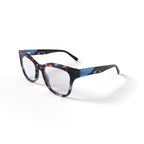 Reverb Women's RVLO6048 Prescription Eyeglasses with Case, Blue Tortoise