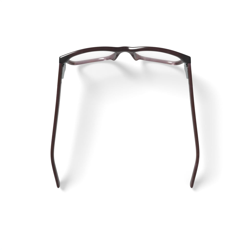 Flower Women's Square Eyeglasses, FLR6005, Lauren, Brown, 52-16-135, with Case