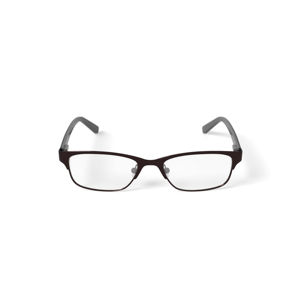 Flower Women's FLR6018 Helen Prescription Eyeglasses with Case, Light Brown
