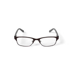 Flower Women's FLR6018 Helen Prescription Eyeglasses with Case, Light Brown