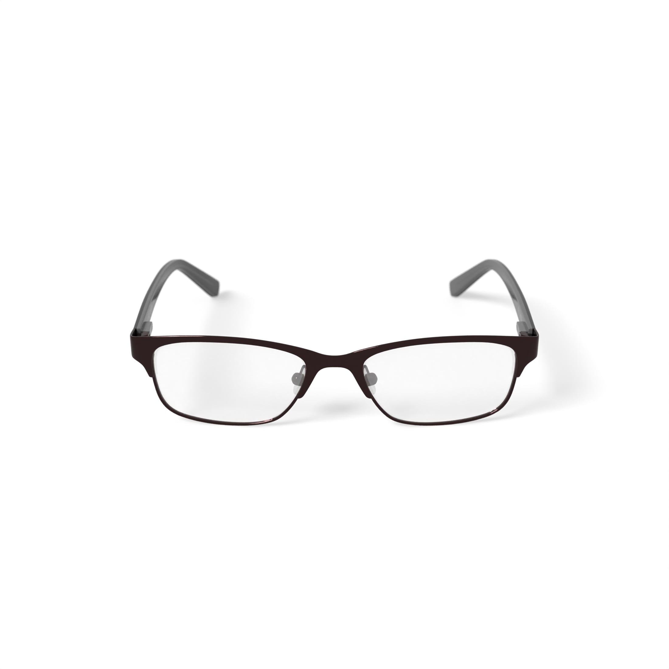 Flower Women's FLR6018 Helen Prescription Eyeglasses with Case, Light Brown