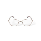 Women's MC012 Tori Cat Eye Prescription Eyeglasses with Case, Rose Gold