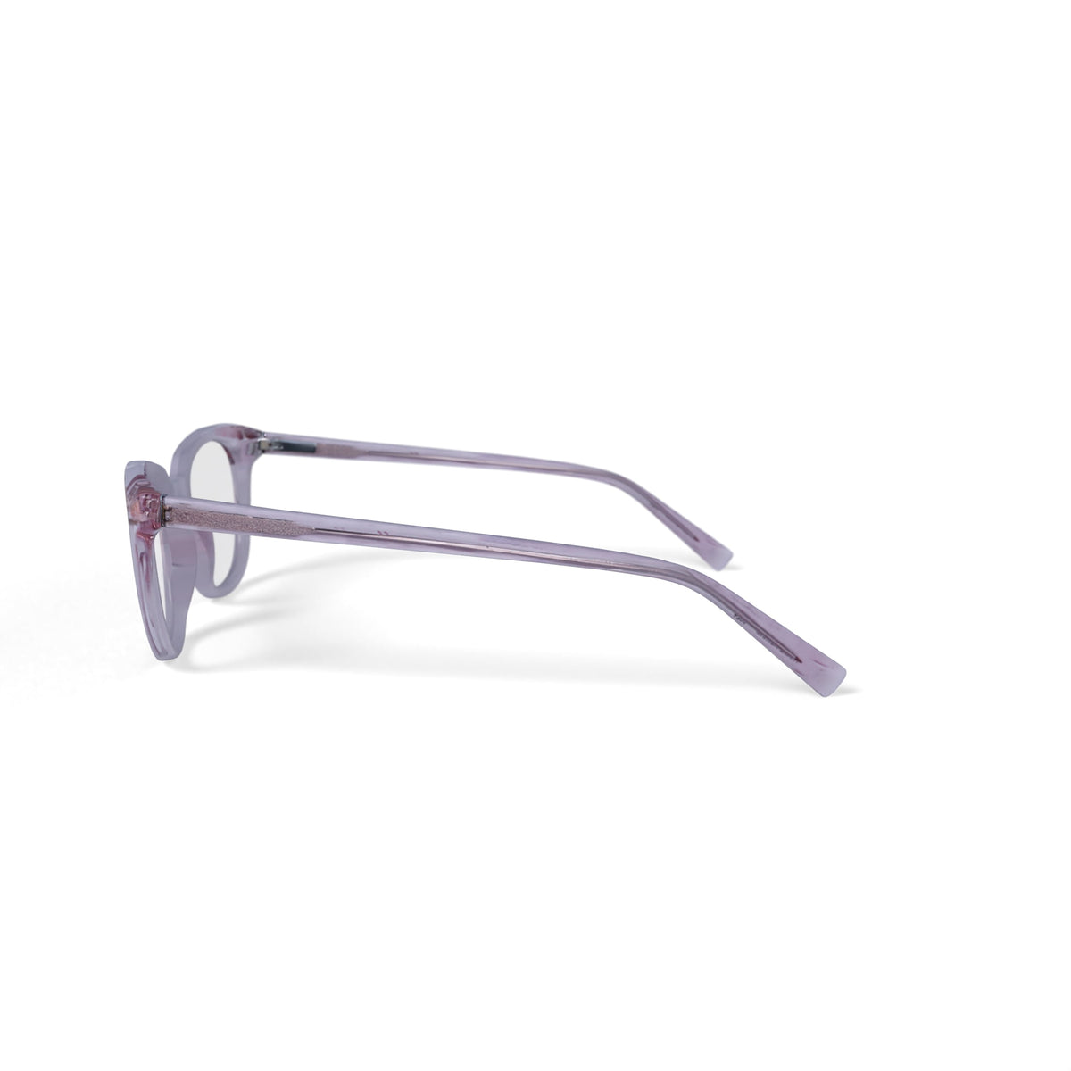 Women's Lucia Square Prescription Eyeglasses with Case, Pink Crystal