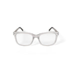 Mens HV725 Square Prescription Eyeglasses with Case, Crystal