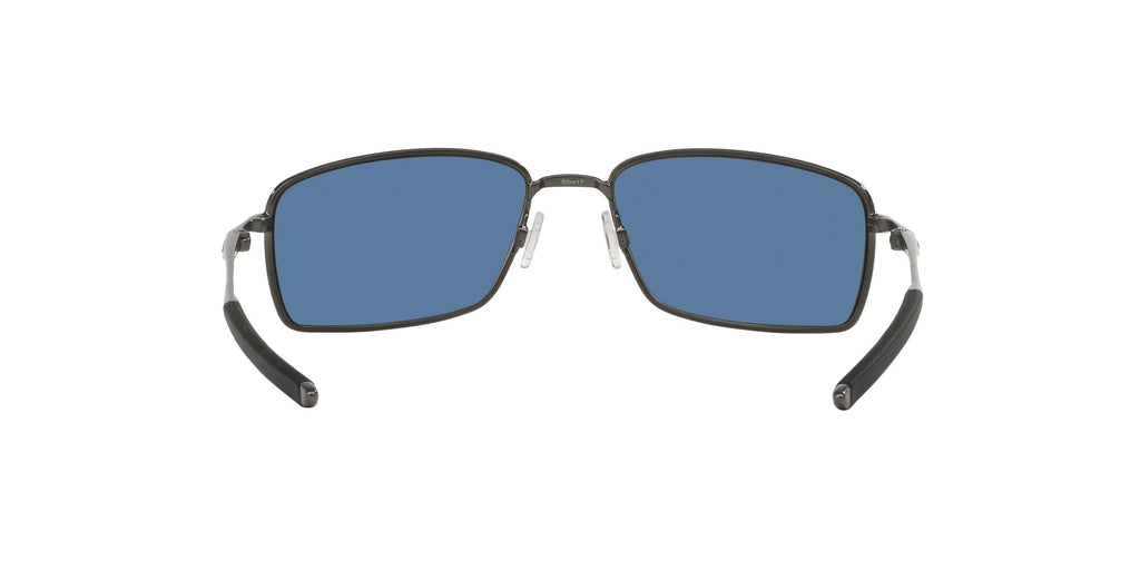 Oakley Rectangular l Sunglasses with Case, Size 60, Ice Iridium/Cement