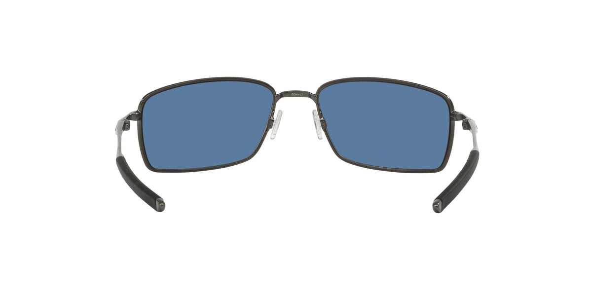 Oakley Rectangular l Sunglasses with Case, Size 60, Ice Iridium/Cement