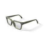Karun Women's Ice Green Square Prescription Eyeglasses with Case, Green