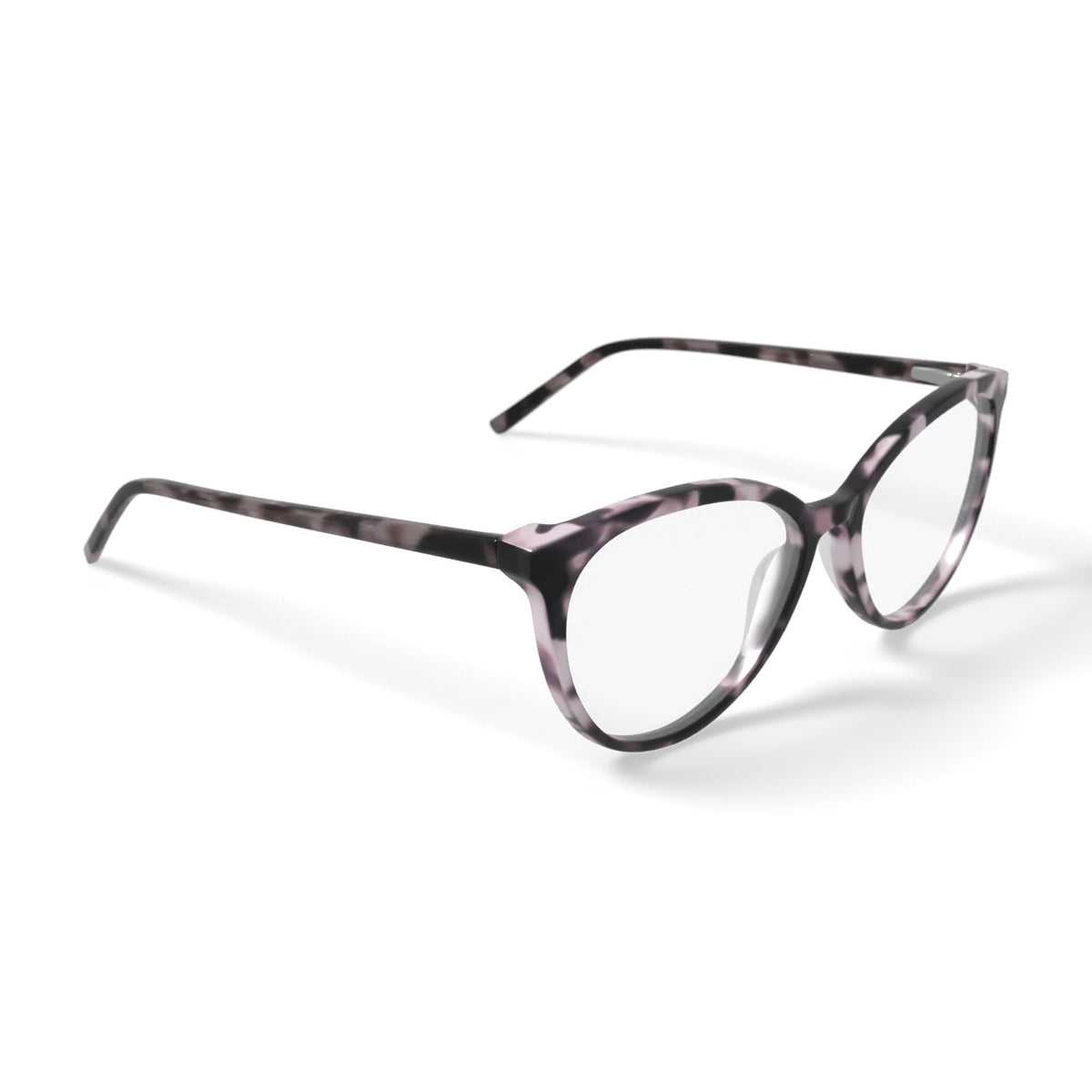 Women's DK5003 Prescription Eyeglasses with Case, Blush Pink Tortoise
