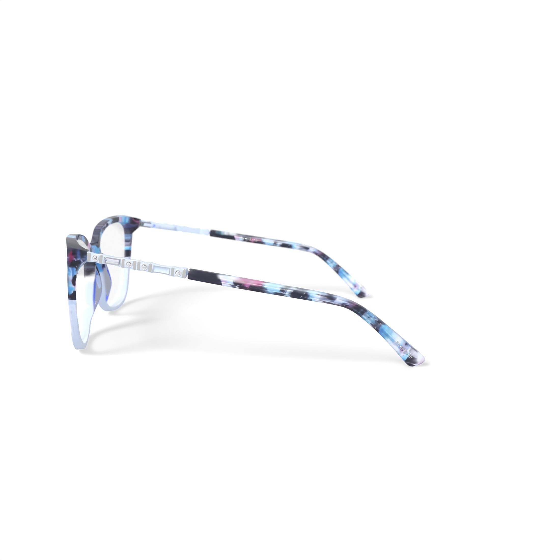 Bebe Women's BB4191 Prescription Eyeglasses with Case, Blue Gradient