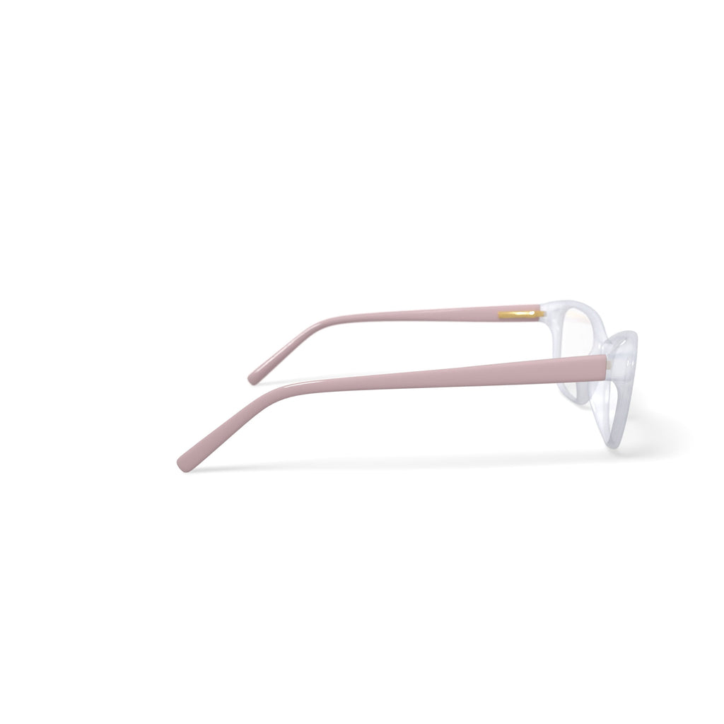Women's DK5011 Prescription Eyeglasses with Case, Nude