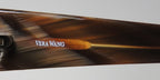 NEW VERA WANG V160 WOMENS/LADIES DESIGNER FULL-RIM CRYSTAL / BROWN GORGEOUS PLASTIC ARMS IN STYLE FRAME DEMO LENSES 50-17-130 EYEGLASSES/EYE GLASSES