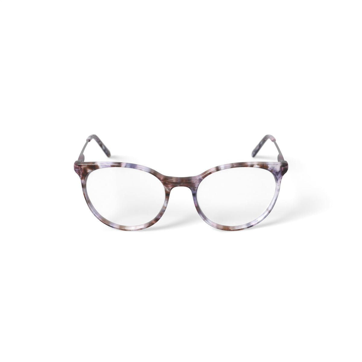 Flower Women's FLR6048 Prescription Eyeglasses with Case, Pink/Brown