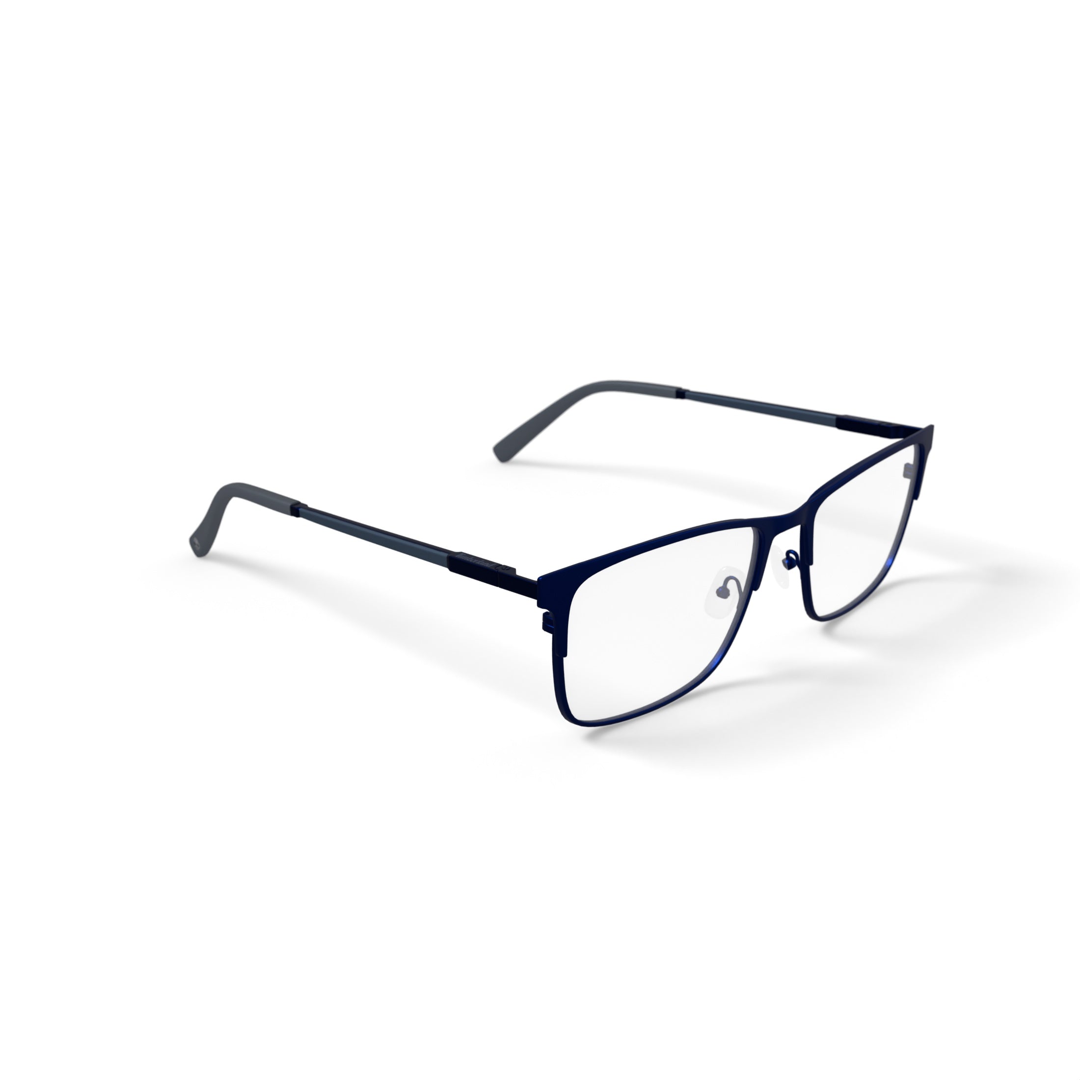 Timberland Men's TB1810-1 Square Prescription Eyeglasses with Case, Blue
