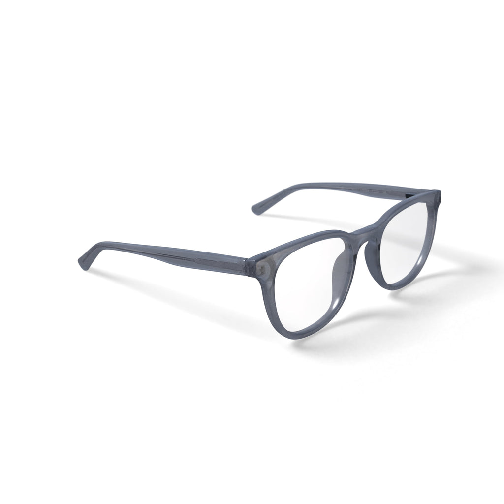 Women's Linden Round Prescription Eyeglasses with Case, Crystal
