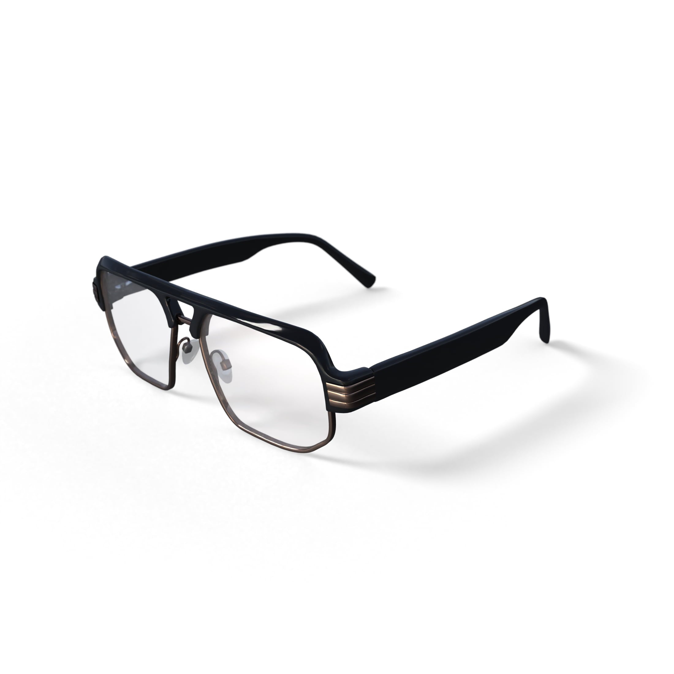 Reverb Men's RVMO5110 Prescription Eyeglasses with Case, Black