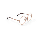 Keo Womens Kylo Round Prescription Eyeglasses with Case, Gold