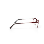 Love Ellen DeGeneres Womens Touro Prescripton Eyeglasses with Case, Matte Burgundy