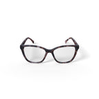 Women's Hannah Cat Eye Prescription Eyeglasses with Case, Brown Tortoise