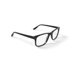 M America Men's MU111 Square Prescription Eyeglasses with Case, Black