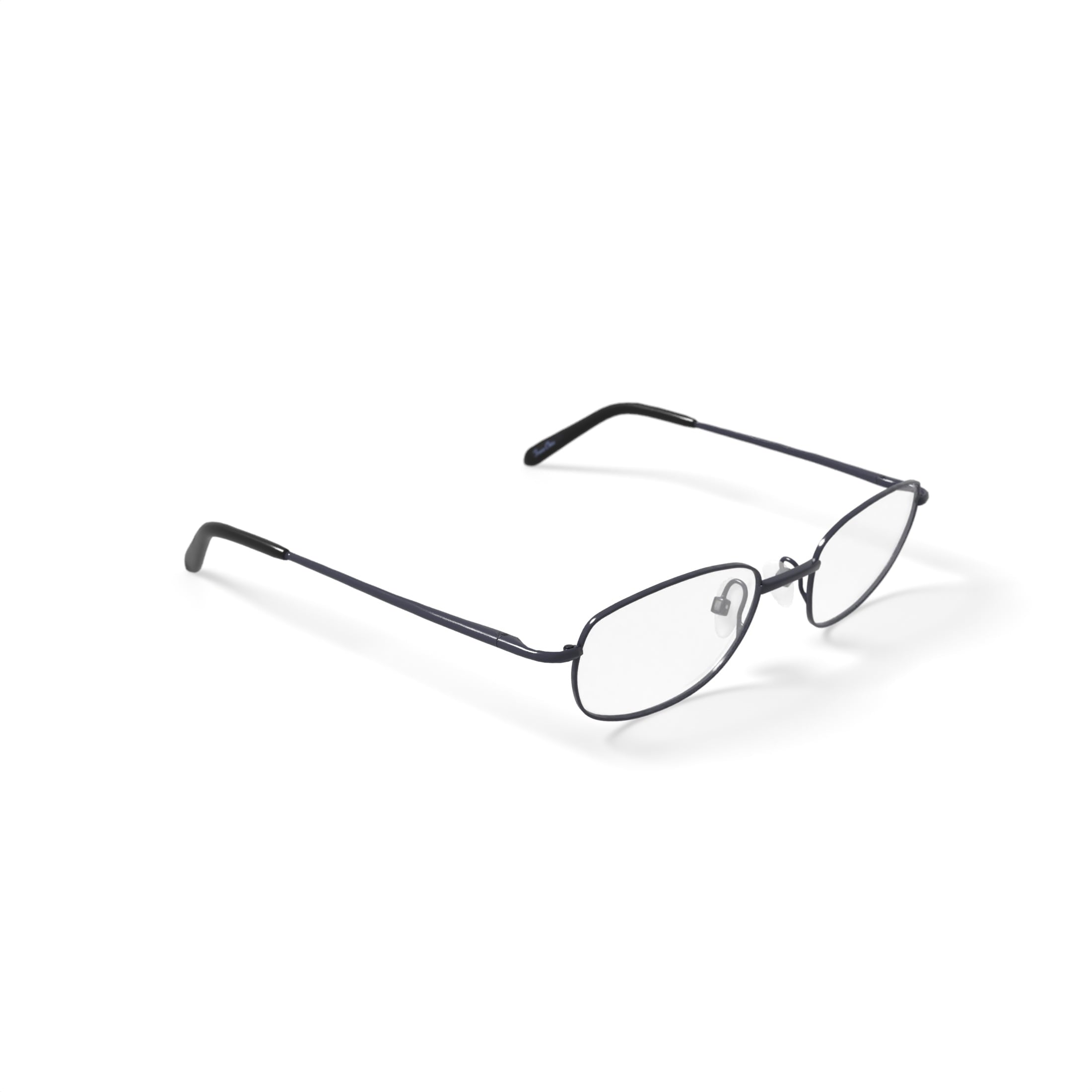 Via Milano Men's Manuel Oval Prescription Eyeglasses with Case, Gunmetal