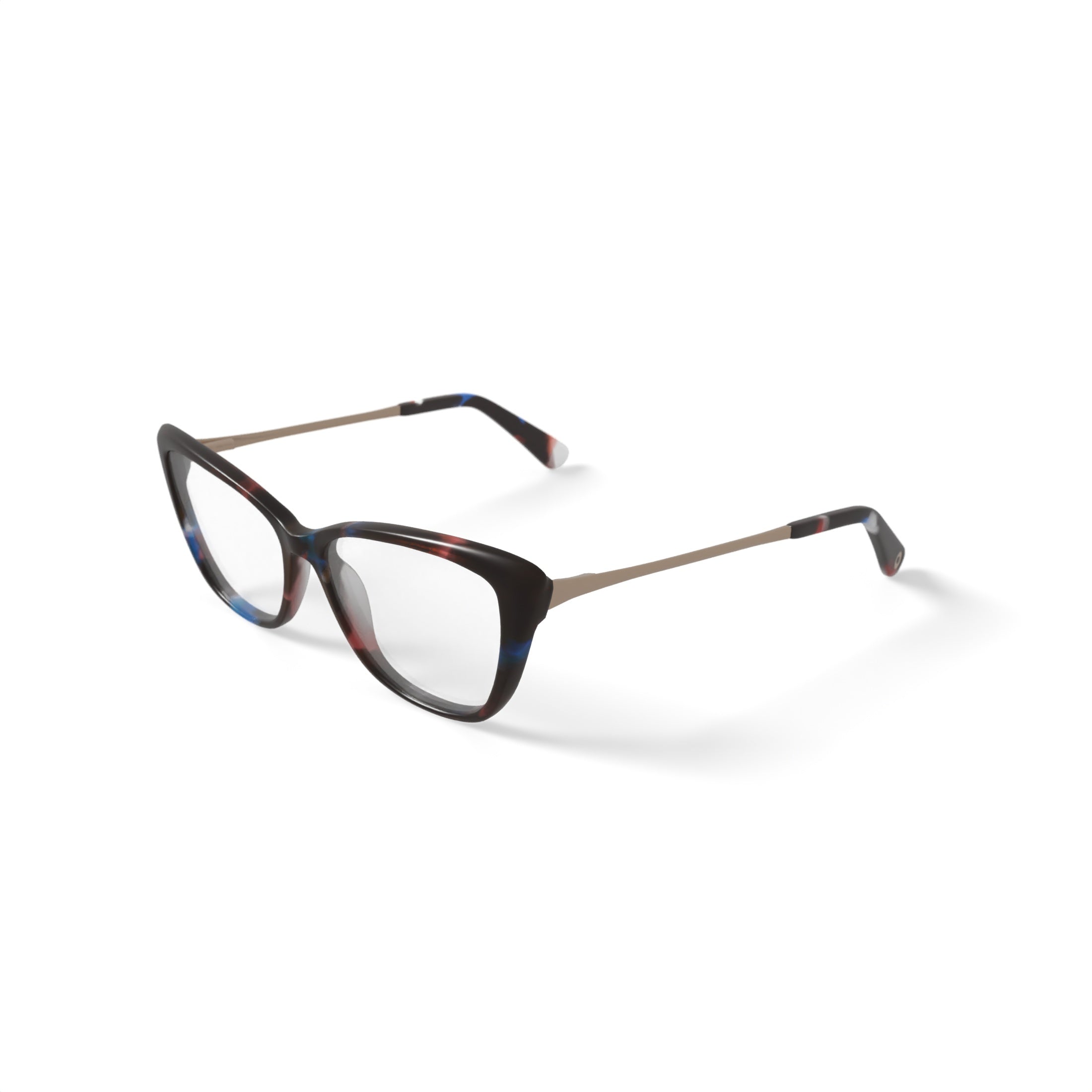 Women's NLO5016 Prescription Eyeglasses with Case, Blue Tortoise