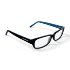 Women's HC03 Rectangular Prescription Eyeglasses with Case, Black
