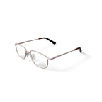 Men's Colonel Square Prescription Eyeglasses with Case, Gold