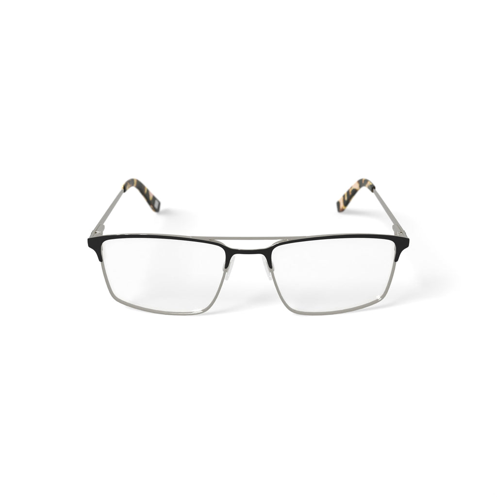 Men's RJ1934 Rectangular Prescription Eyeglasses with Case, Black/Gold