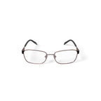 Women's Victoria Rectangular Prescription Eyeglasses with Case, Bronze/Tort