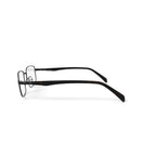 Men's Patriot Square Prescription Eyeglasses with Case, Gunmetal