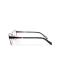 Women's Victoria Rectangular Prescription Eyeglasses with Case, Bronze/Tort