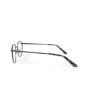 Men's MV009 Adrian Round Prescription Eyeglasses with Case, Gray