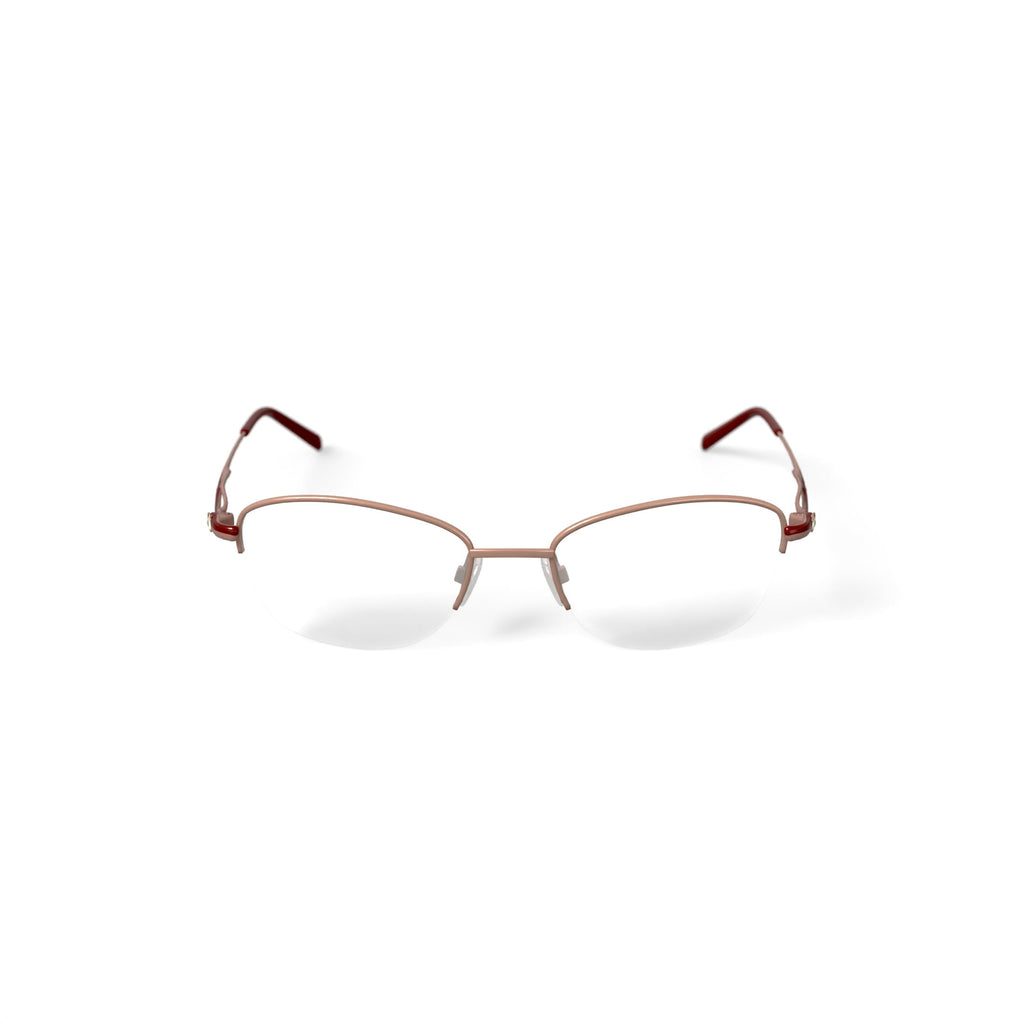 Women's MK10404 Oval Prescription Eyeglasses with Case, Gold