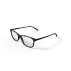 Women's Sweet as Pie Rectangular Prescription Eyeglasses with Case, Blue Tortoise