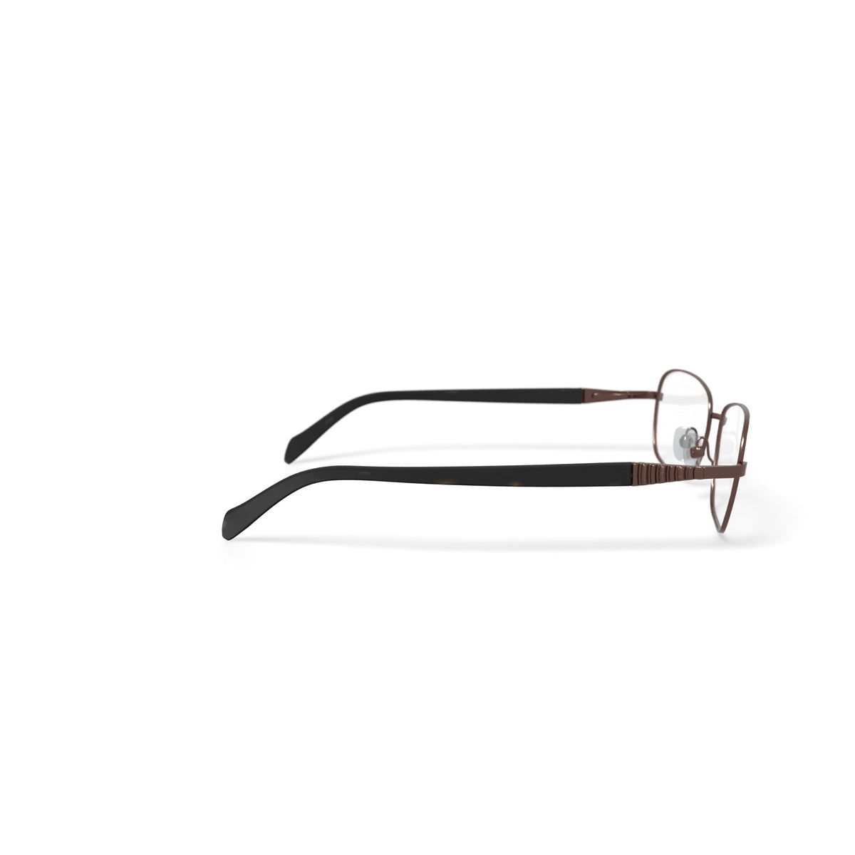 Women's Mia Rectangular Prescription Eyeglasses with Case, Rose/Tort