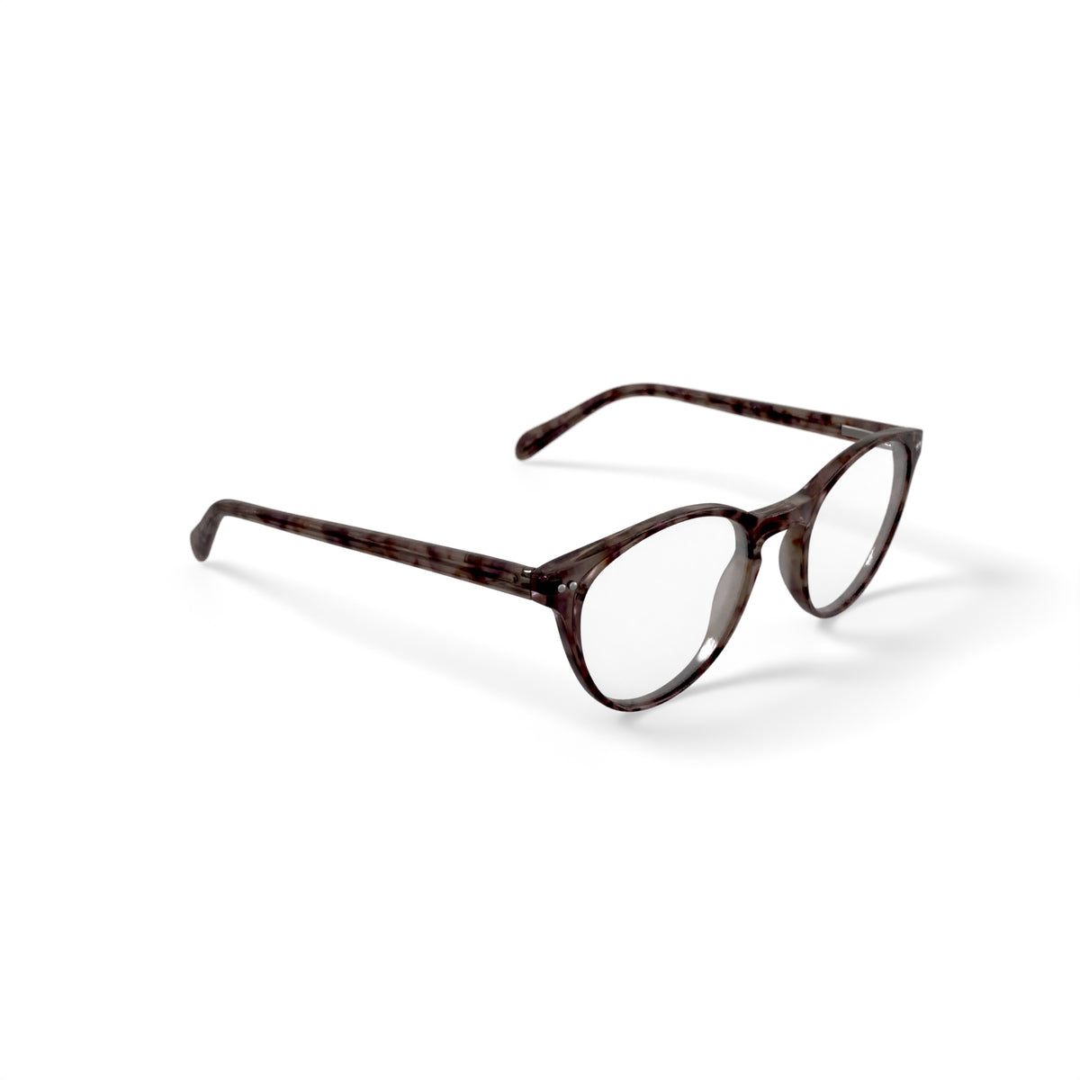 M America Women's Bijou Round Prescription Eyeglasses with Case, Light Tortoise