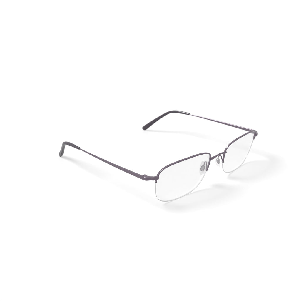 TiFlex Men's T1506 Square Square Prescription Eyeglasses with Case, Gunmetal
