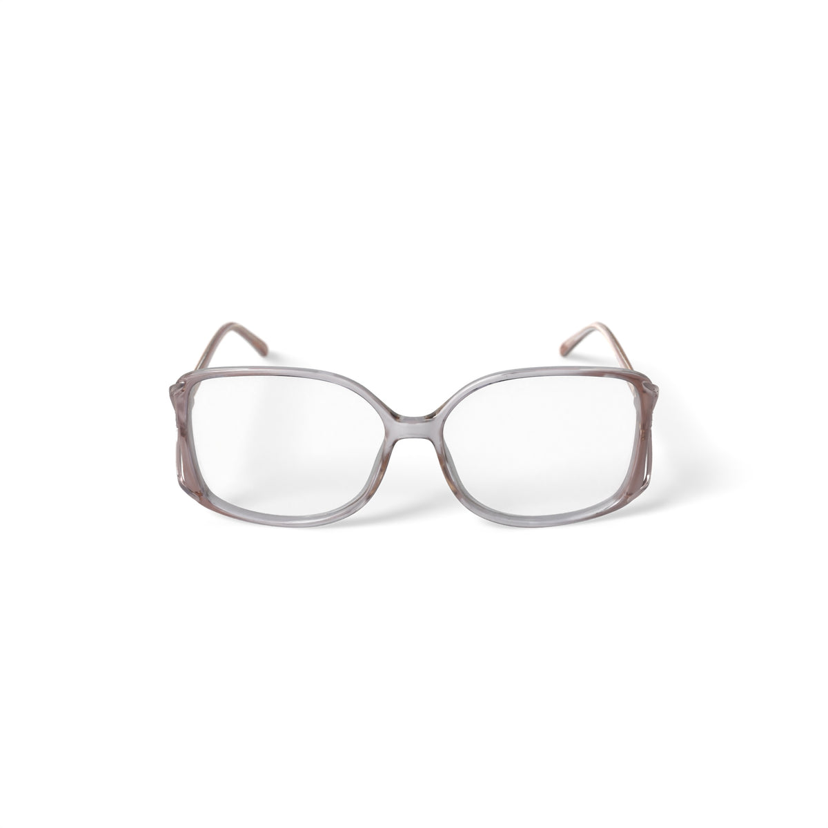 Women's H01Z Square Prescription Eyeglasses with Case, Tan