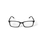 Men's DNA4002 Rectangular Prescription Eyeglasses with Case, Black