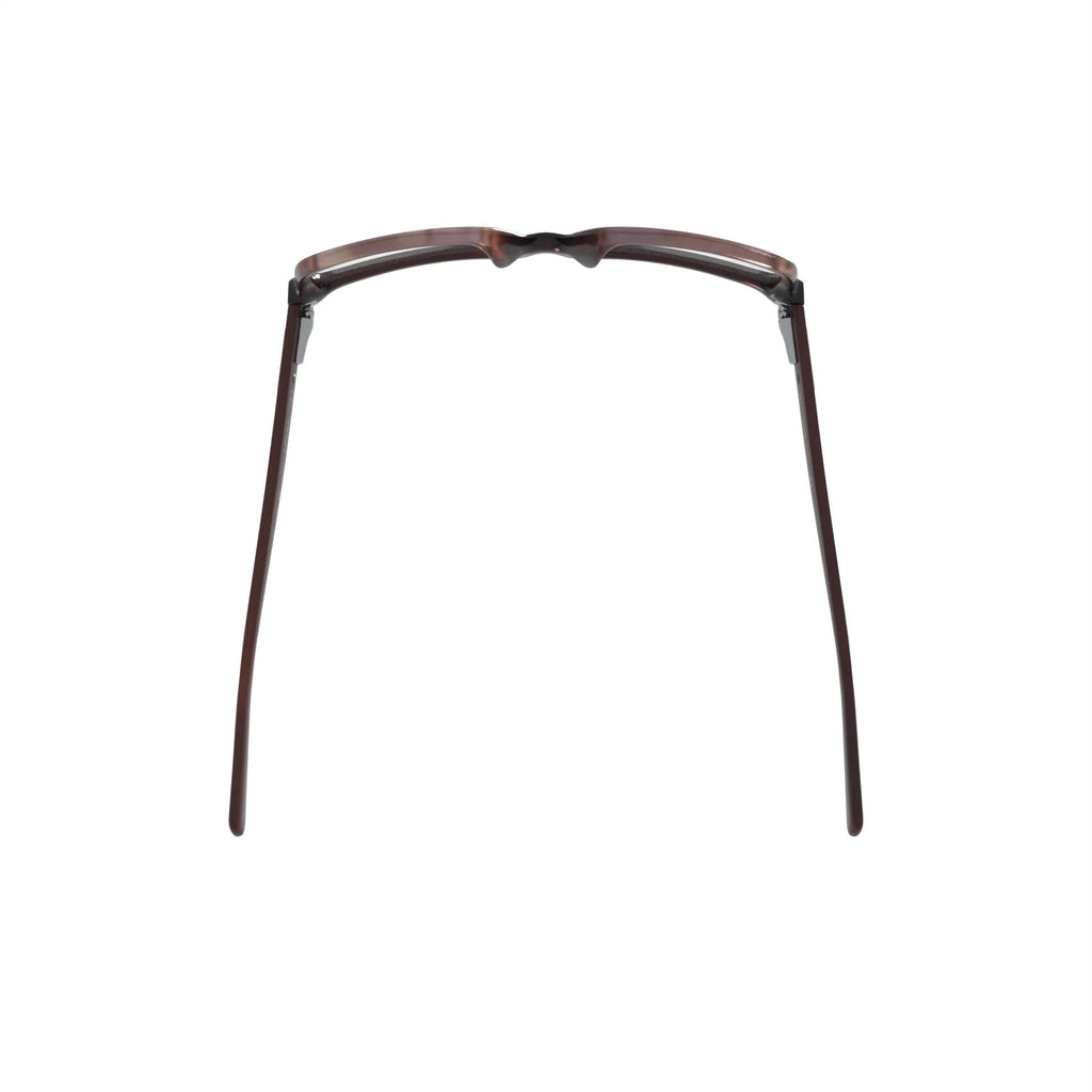 Flower Women's Square Eyeglasses, FLR6005, Lauren, Brown, 52-16-135, with Case